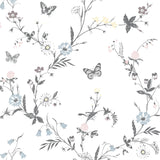 Sandudd SD5229-3 Jamie White Botanical Wallpaper