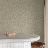 Galerie Surfaces Wood plain Beige Wallpaper SF1006