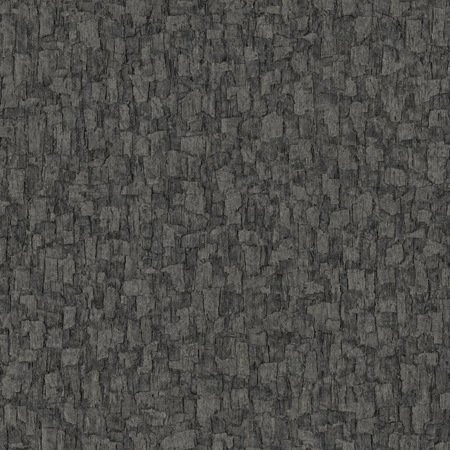Galerie Surfaces Wood plain Black Wallpaper SF1007
