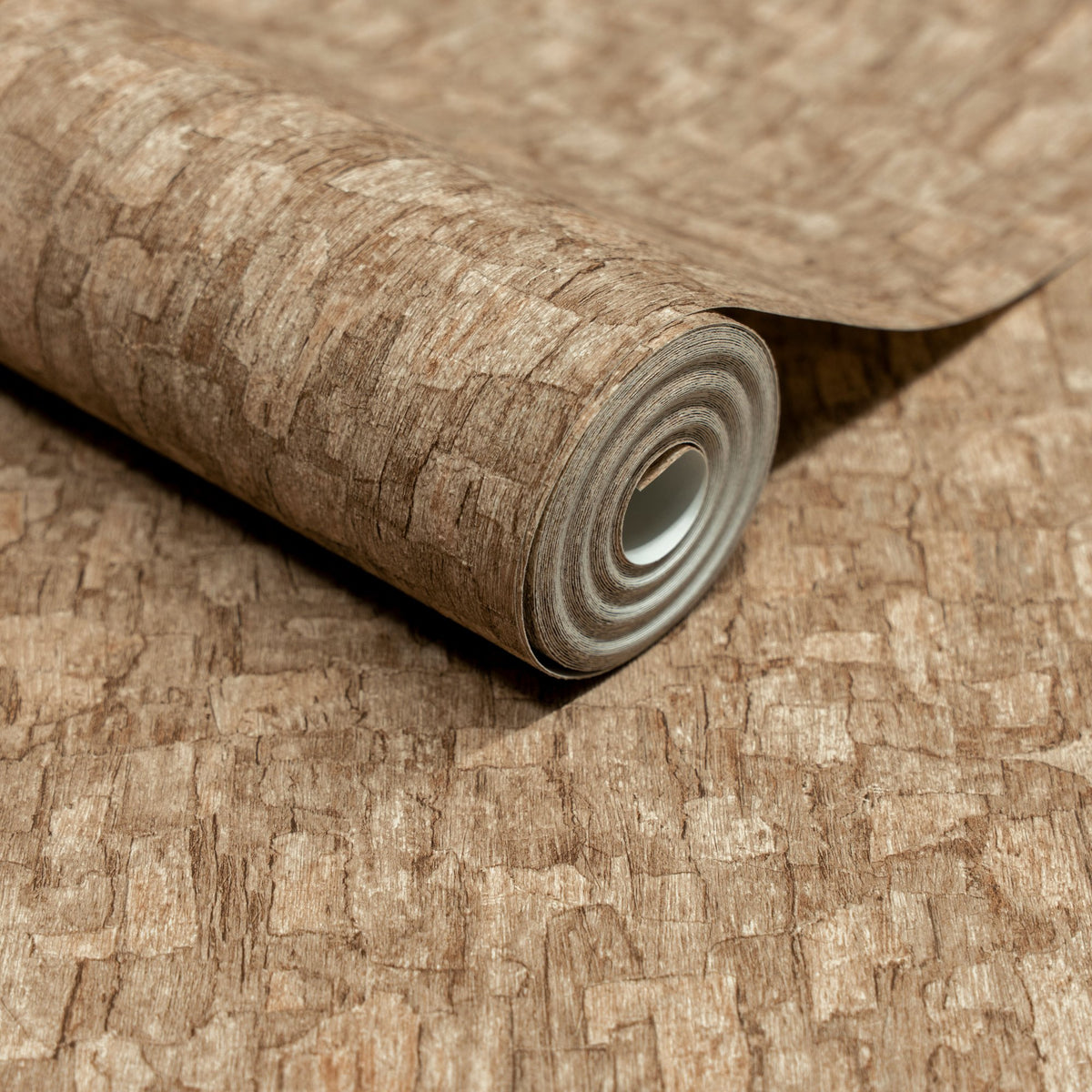 Galerie Surfaces Wood plain Brown Wallpaper SF1027