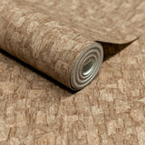 Galerie Surfaces Wood plain Brown Wallpaper SF1027