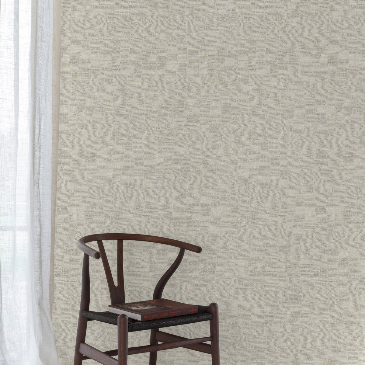 Galerie Surfaces Faux Unis Natural Beige Wallpaper SF1201