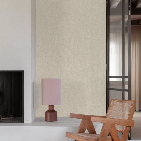 Galerie Surfaces Faux Unis Natural Cream Wallpaper SF1202
