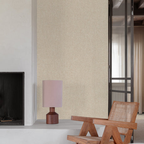 Galerie Surfaces Faux Unis Natural Beige Wallpaper SF1213
