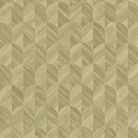 Galerie Surfaces Geometric All-over Green Wallpaper SF3205