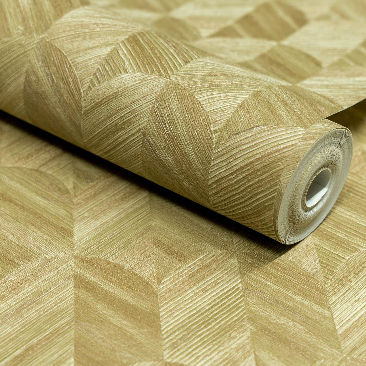 Galerie Surfaces Geometric All-over Green Wallpaper SF3205