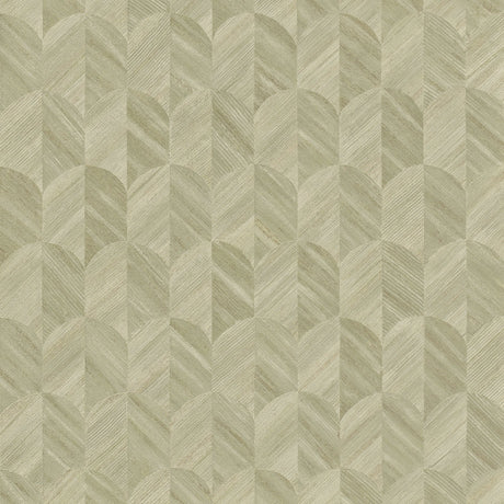 Galerie Surfaces Geometric All-over Green Wallpaper SF3208