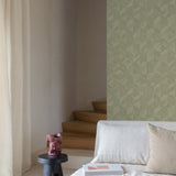 Galerie Surfaces Geometric All-over Green Wallpaper SF3208