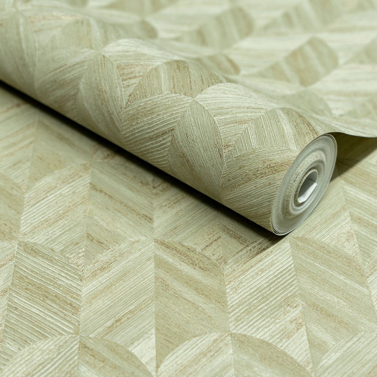 Galerie Surfaces Geometric All-over Green Wallpaper SF3208