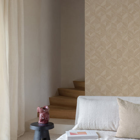 Galerie Surfaces Geometric All-over Pink Wallpaper SF3229