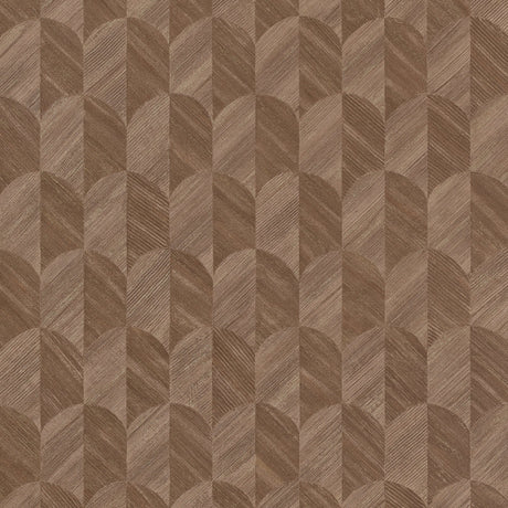 Galerie Surfaces Geometric All-over Brown Wallpaper SF3239