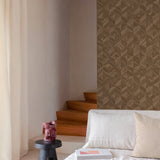 Galerie Surfaces Geometric All-over Brown Wallpaper SF3239