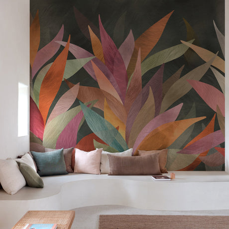 Galerie Surfaces Faux Unis Geometric Multi-colored Mural SF6