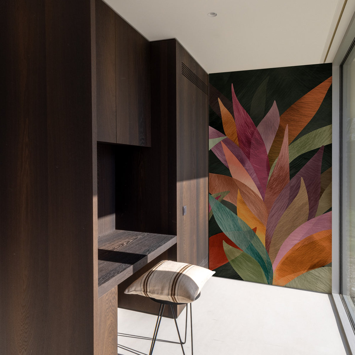 Galerie Surfaces Faux Unis Geometric Multi-colored Mural SF6