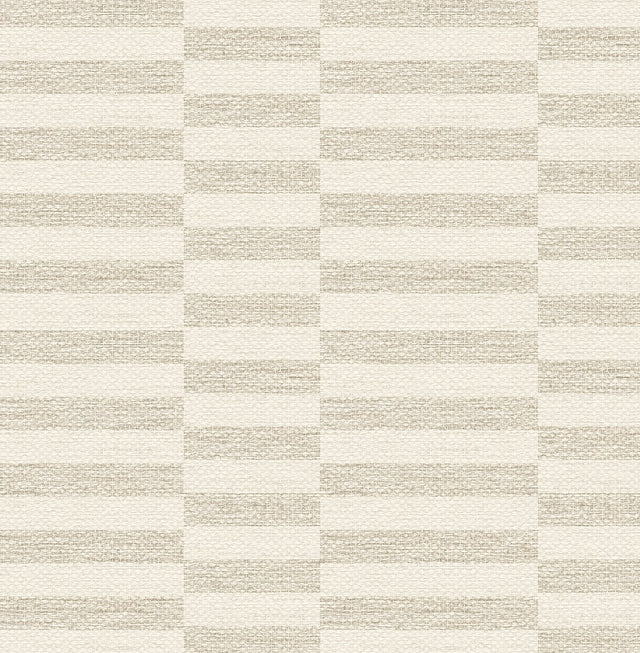 Stacy Garcia Home SG13207 Faux Woven Stripe Wallpaper