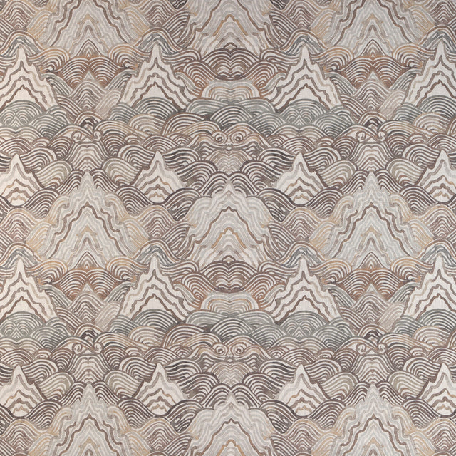 KRAVET COUTURE SHANGRI LA.611.0 SHANGRI LA STONE Fabric - Eade's Wallpaper