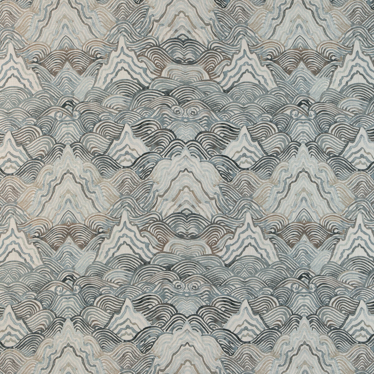 KRAVET COUTURE SHANGRI LA.811.0 SHANGRI LA NOIR Fabric - Eade's Wallpaper