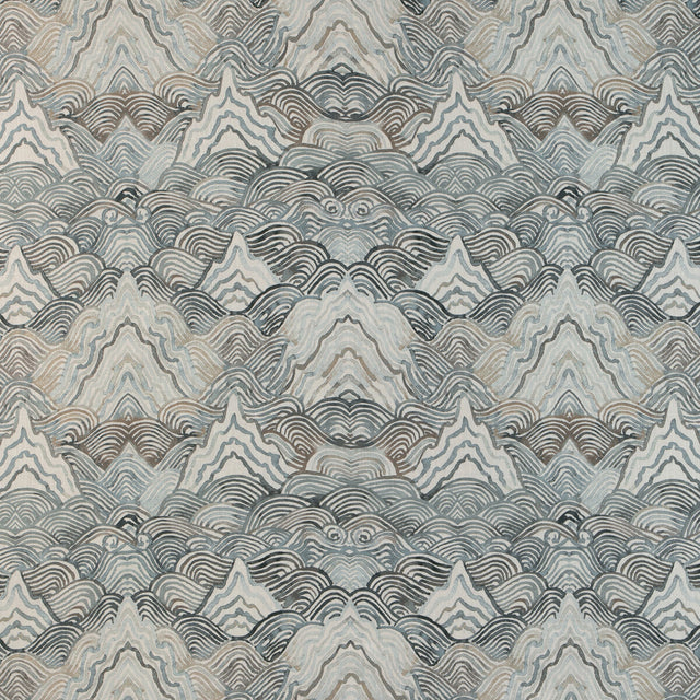 KRAVET COUTURE SHANGRI LA.811.0 SHANGRI LA NOIR Fabric - Eade's Wallpaper