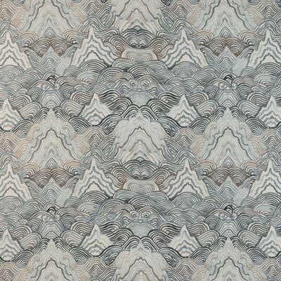 KRAVET COUTURE SHANGRI LA.811.0 SHANGRI LA NOIR Fabric - Eade's Wallpaper