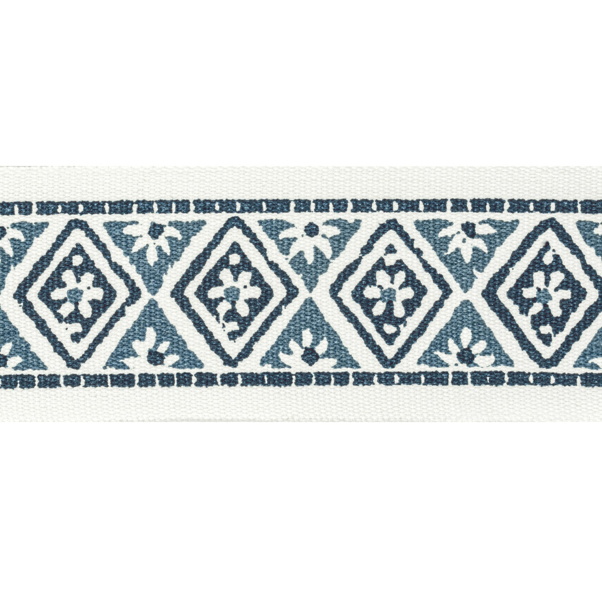 STOUT SHEN-2 SHENANDOAH TAPE 2 DENIM Fabric - Eades Wallpaper & Fabric