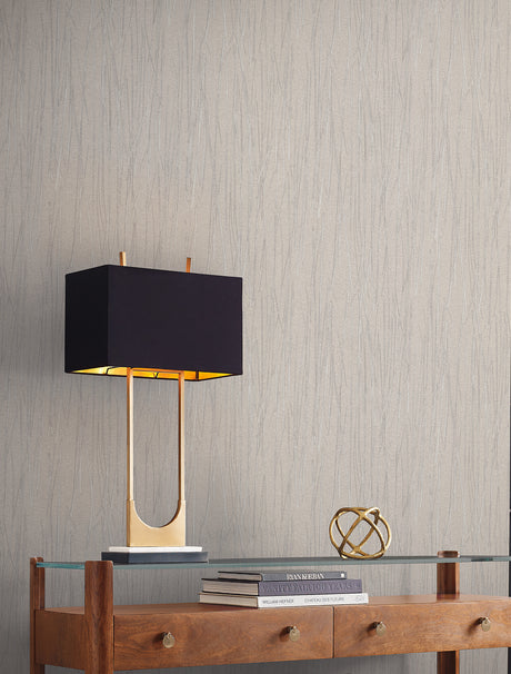 York SI20712 Piedmont Bamboo Taupe Wallpaper