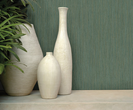 York SI24614 Soft Rain Teal Wallpaper