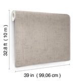 York SI7144 Alma Grey Faux Weave Wallpaper - Eade's Wallpaper
