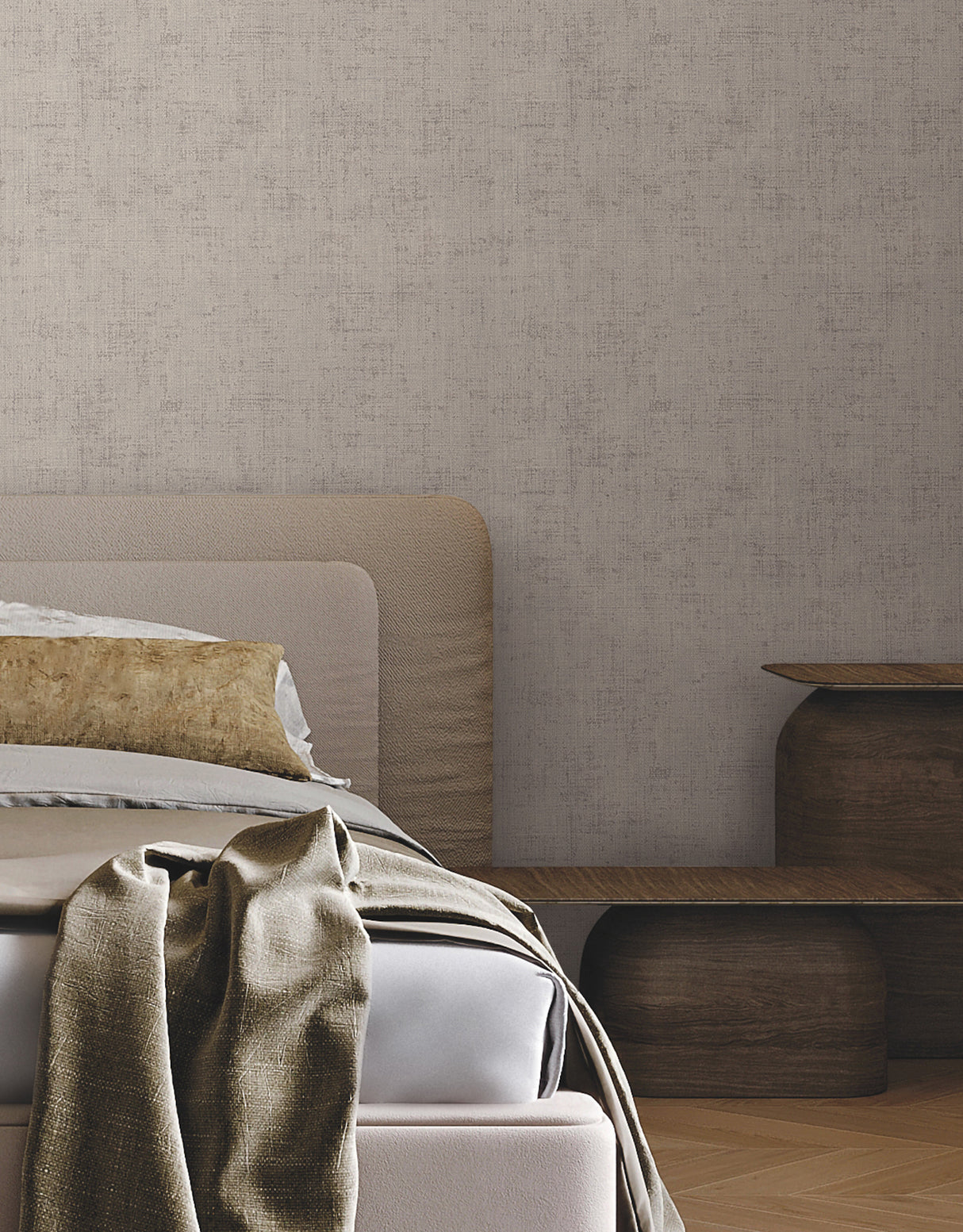 York SI7144 Alma Grey Faux Weave Wallpaper - Eade's Wallpaper