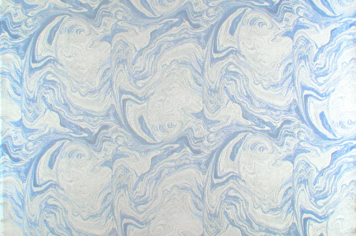 Scalamandre SI 0003MARB BLUE ALBEMARLE Fabric - Eade's Wallpaper