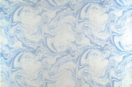 Scalamandre SI 0003MARB BLUE ALBEMARLE Fabric - Eade's Wallpaper