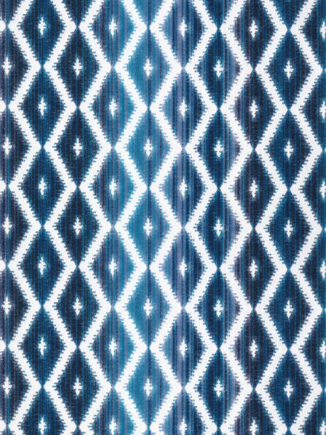 Scalamandre SI 00041316 BLUE MARINE DIAMANTINA Fabric - Eade's Wallpaper