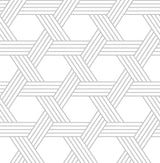 Scott Living SLS3515 Silver Illusion Self Adhesive Wallpaper