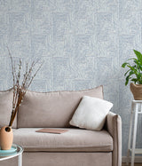 Scott Living SLS3974 Blue Ink Peel & Stick Wallpaper