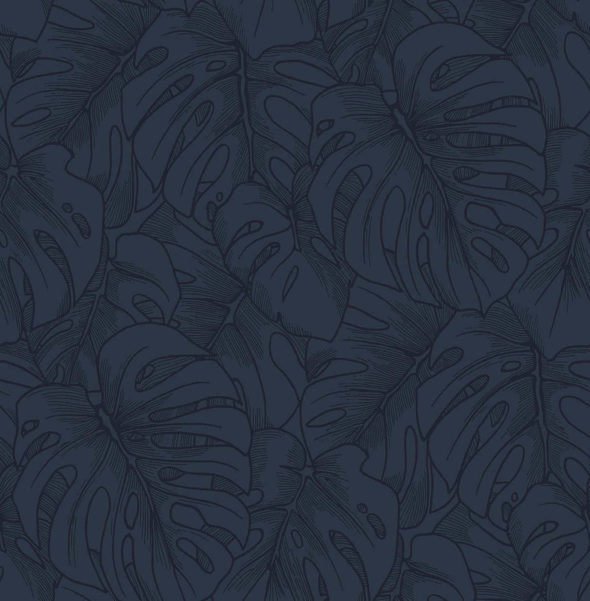 Scott Living SLS3978 Indigo Borneo Peel & Stick Wallpaper