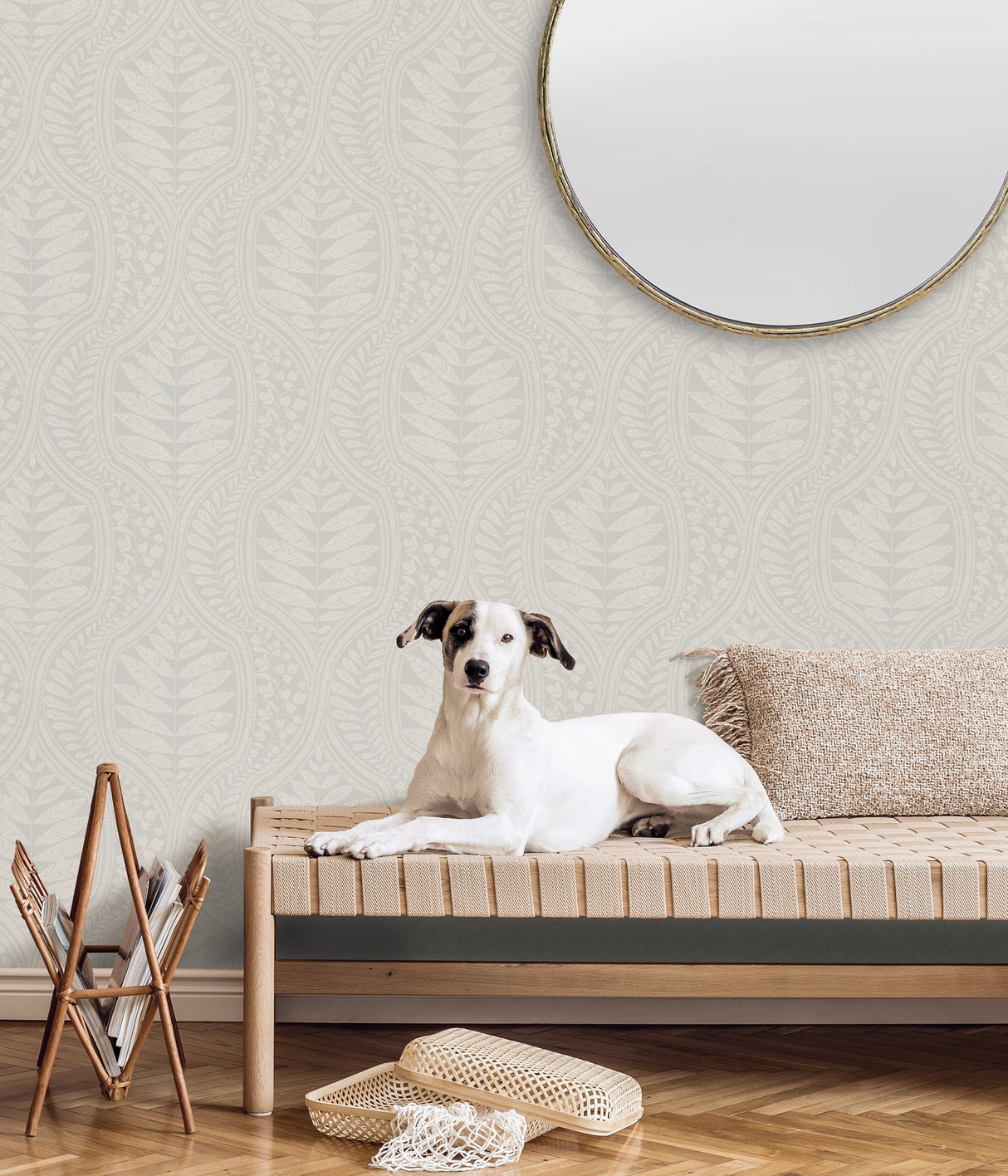 Scott Living SLS3982 Green Foliate Peel & Stick Wallpaper