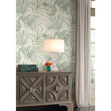 York SO2452 Paradise Palm Light Green Wallpaper