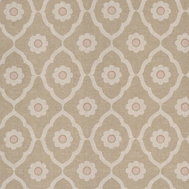 Schumacher Soundess Brown Fabric - Eade's Wallpaper