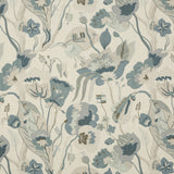 G P & J BAKER SP-BP10631.2.0 CALIFORNIA LINEN/DENIM Fabric - Eade's Wallpaper