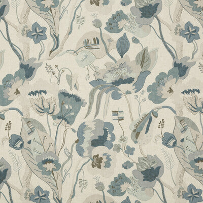 G P & J BAKER SP-BP10631.2.0 CALIFORNIA LINEN/DENIM Fabric - Eade's Wallpaper