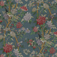 G P & J BAKER SP-BP10723.1.0 HYDRANGEA BIRD SPECIAL INDIGO Fabric - Eade's Wallpaper