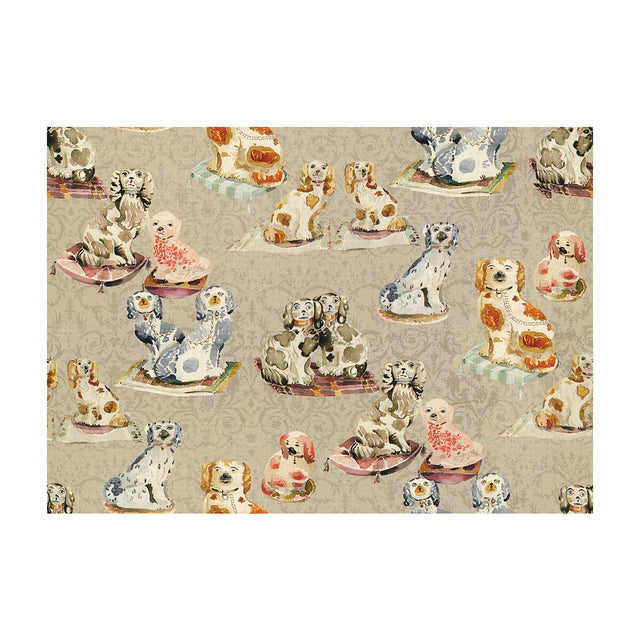 KRAVET COUTURE SPANIEL.716.0 SPANIEL MONTAGE Fabric - Eade's Wallpaper