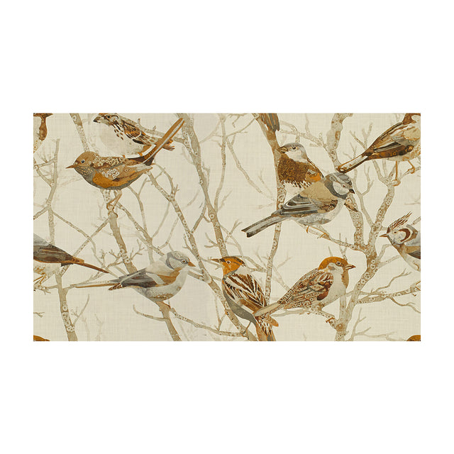 KRAVET COUTURE SPARROWS2.611.0 PERCHED NATURAL Fabric - Eade's Wallpaper