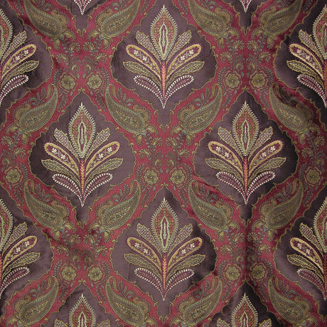 Scalamandre SQ 00011480 CRIMSON GANACHE DARANI Fabric - Eade's Wallpaper