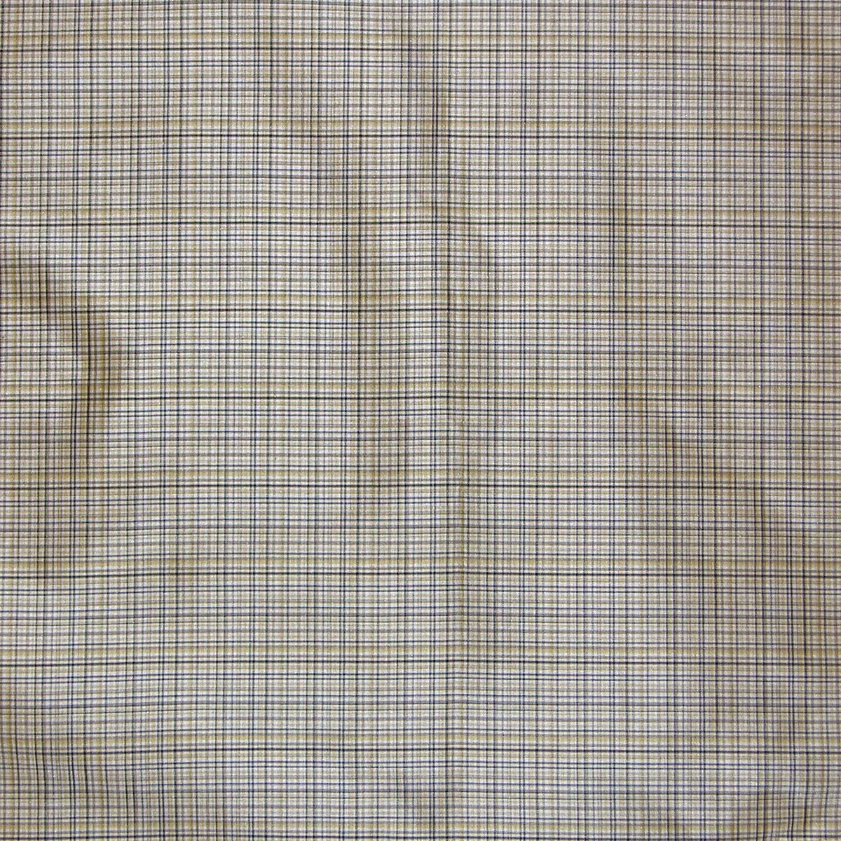 Scalamandre SQ 00014308 PARCHMENT T & A CHECK Fabric - Eade's Wallpaper