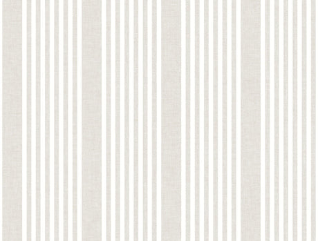 York SR1581MH French Linen Stripe Wallpaper - Eade's Wallpaper