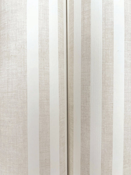 York SR1582MH French Linen Stripe Wallpaper - Eade's Wallpaper