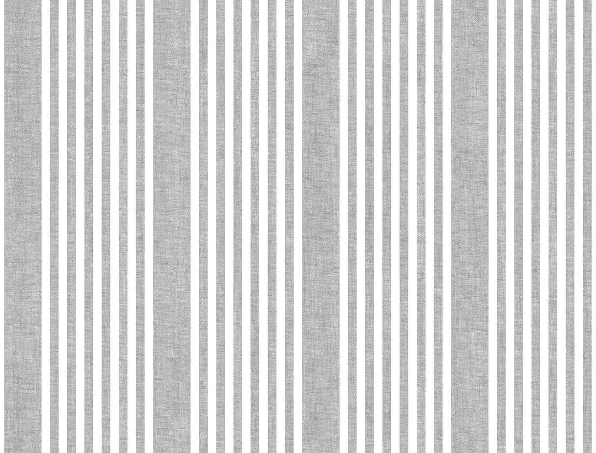 Magnolia Home SR1586MH French Charcoal Linen Stripe Wallpape