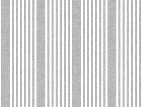 Magnolia Home SR1586MH French Charcoal Linen Stripe Wallpape