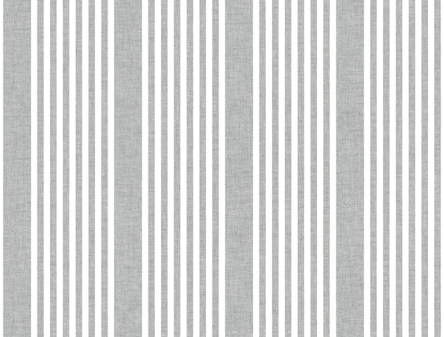 Magnolia Home SR1586MH French Charcoal Linen Stripe Wallpape