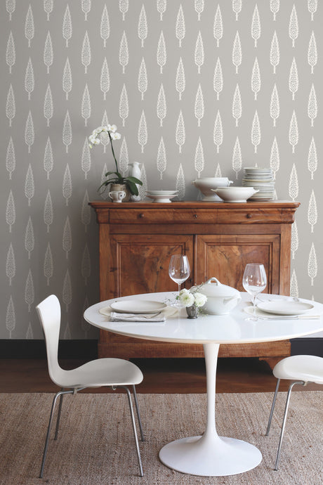 York SS2605 Juniper Tree Grey Wallpaper